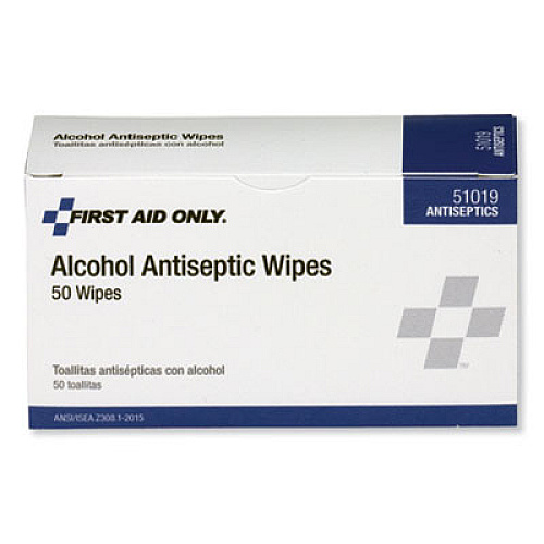 PhysiciansCare by First Aid Only First Aid Alcohol Pads, 50/Box (51019)