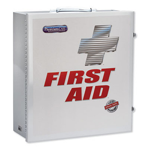 PhysiciansCare by First Aid Only Industrial First Aid Kit for 100 People, 694 Pieces, Metal Case (50000)