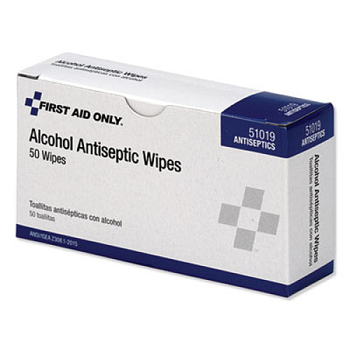 PhysiciansCare by First Aid Only First Aid Alcohol Pads, 50/Box (51019)