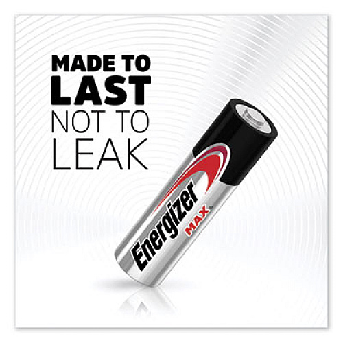 Energizer MAX Alkaline AA Batteries, 1.5 V, 12/Pack (E91BW12EM)
