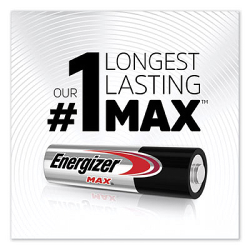 Energizer MAX Alkaline AA Batteries, 1.5 V, 12/Pack (E91BW12EM)