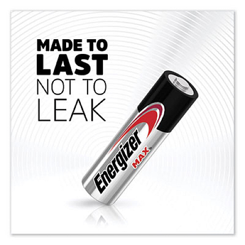 Energizer MAX Alkaline AA Batteries, 1.5 V, 2/Pack (E91BP2)