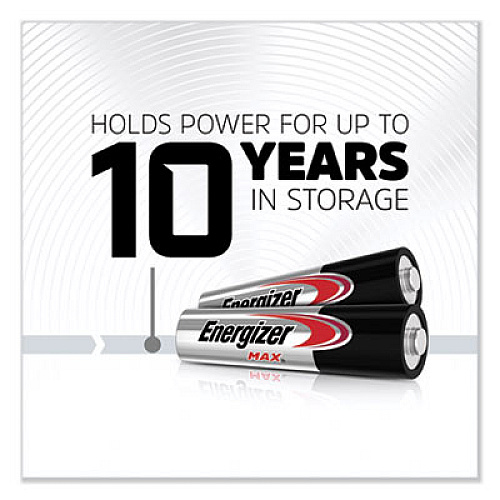 Energizer MAX Alkaline AAA Batteries, 1.5 V, 12/Pack (E92BP12)