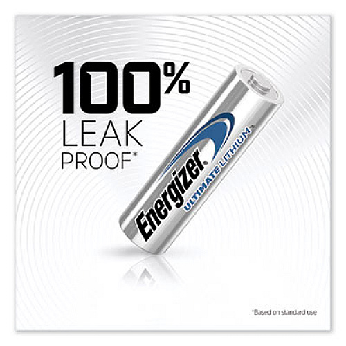 Energizer Ultimate Lithium AA Batteries, 1.5 V, 2/Pack (L91BP2)
