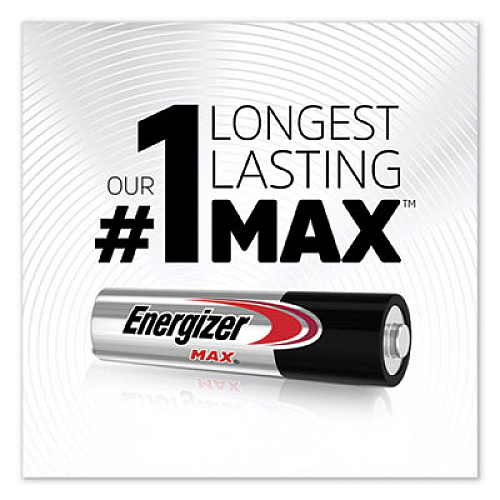 Energizer MAX Alkaline AAA Batteries, 1.5 V, 24/Pack (E92BP24)