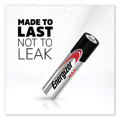Energizer MAX Alkaline AAA Batteries, 1.5 V, 24/Pack (E92BP24)