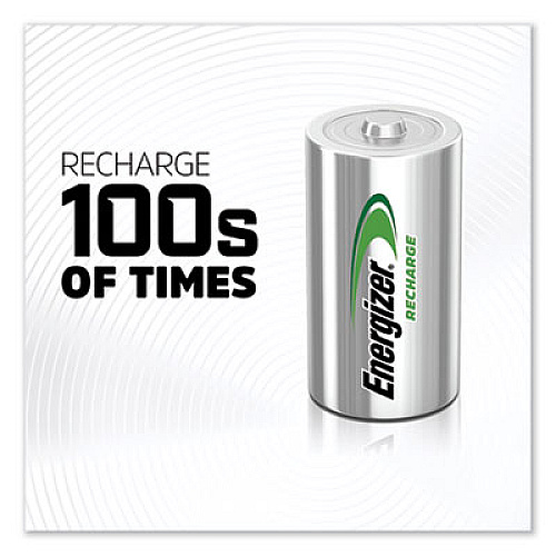 Energizer NiMH Rechargeable C Batteries, 1.2 V, 2/Pack (NH35BP2)