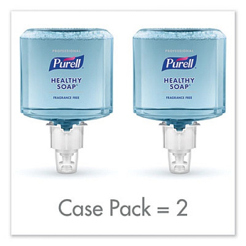 PURELL PROFESSIONAL HEALTHY SOAP MILD FOAM, FRAGRANCE-FREE, 1,200 ML, FOR ES6 DISPENSERS, 2/CARTON (647402)