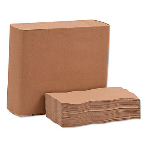 Tork Universal Dinner Napkins, 1-Ply, 15 x 17, Natural Brown, 250/Pack, 12 Pack/Carton (N5186)