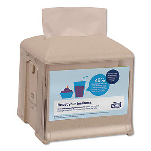 Tork XPRESSNAP CAFE NAPKIN DISPENSER, 5.88 X 5.88 X 6.2, GRANITE, 4/CARTON (31XRT)