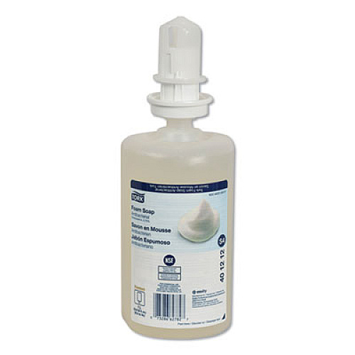 Tork Premium Antibacterial Foam Soap, Unscented, 1 L, 6/Carton (401215)