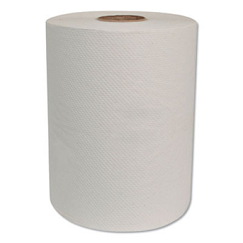 Tork Hardwound Roll Towels, 7.88" x 425 ft, White, 12 Rolls/Carton (214650)