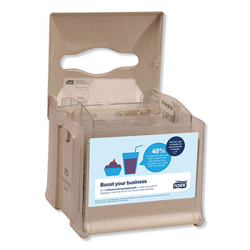 Tork XPRESSNAP CAFE NAPKIN DISPENSER, 5.88 X 5.88 X 6.2, GRANITE, 4/CARTON (31XRT)