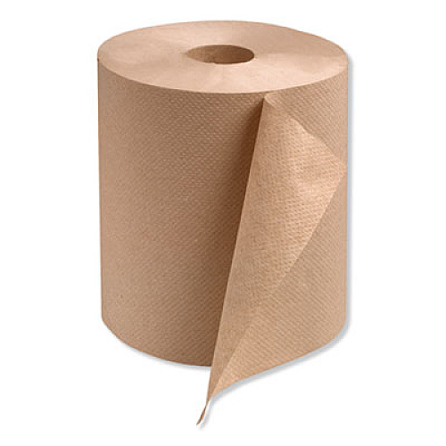 Tork Universal Hardwound Roll Towel, 7.88" x 600 ft, Natural, 12/Carton (RK600E)