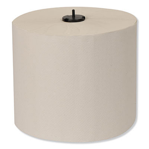 Tork Basic Paper Wiper Roll Towel, 1-Ply, 7.68" x 1,150 ft, White, 4 Rolls/Carton (291370)
