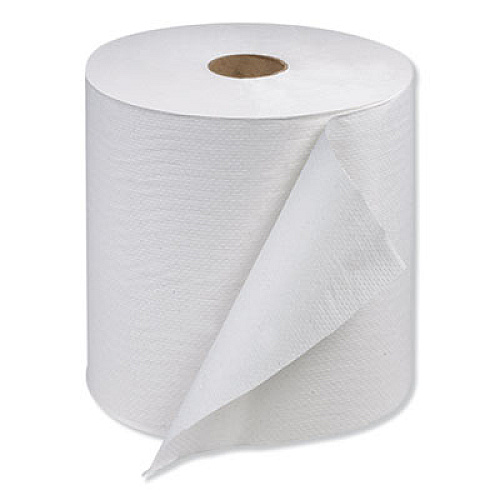 Tork Hardwound Roll Towel, 1-Ply, 7.88" x 1,000 ft, White, 6 Rolls/Carton (RB10002)