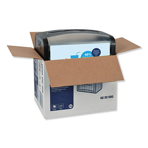Tork Xpressnap Tabletop Napkin Dispenser, 7.9 x 5.9 x 6.1, Black (6232000)