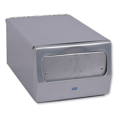 Tork Masterfold Napkin Dispenser, 7.62 x 11.75 x 5.63, Brushed Steel (17CBS)