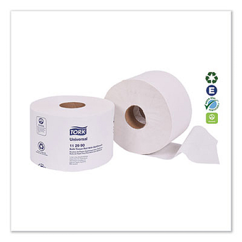 Tork Universal Bath Tissue Roll with OptiCore, Septic Safe, 1-Ply, White, 1,755 Sheets/Roll, 36 Rolls/Carton (112990)