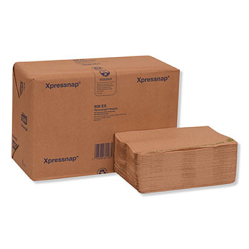 Tork Xpressnap Interfold Dispenser Napkins, 1-Ply, 13 x 8.5, Natural, 500/Pack, 12 Packs/Carton (908EX)