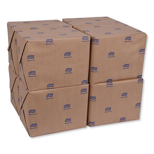 Tork Advanced Dinner Napkins, 2-Ply, 15 x 16.25, White, 375/Pack, 8 Packs/Carton (NP5240C)