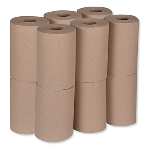 Tork Universal Hardwound Roll Towel, 7.88" x 350 ft, Natural, 12 Rolls/Carton (RK350A)