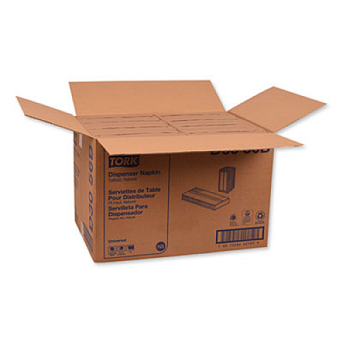 Tork Universal Tall Fold Dispenser Napkins, 1-Ply, 6 x 13.5, Natural, 625/PK, 16PK/CT (D3056B)