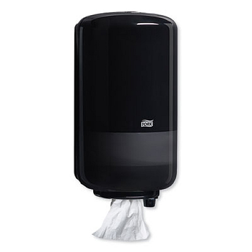 Tork Elevation Mini Centerfeed Hand Towel Dispenser, 6.86 x 6.51 x 13.05, Black (558028A)