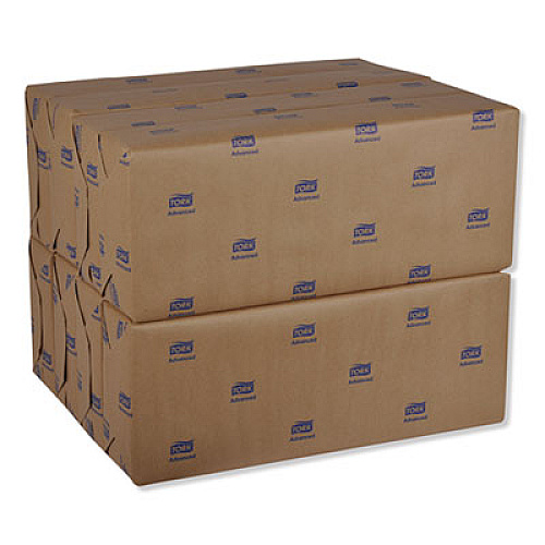 Tork Advanced Dinner Napkins, 2-Ply, 15 x 16.25, 1/8 Fold, White, 375/Packs, 8 Packs/Carton (NP310A)