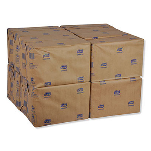 Tork Universal Tall-Fold Dispenser Napkins, 1-Ply, 6" x 13.5", White, 10000/Carton (D3052B)