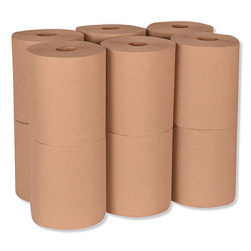 Tork Universal Hardwound Roll Towel, 7.88" x 600 ft, Natural, 12/Carton (RK600E)