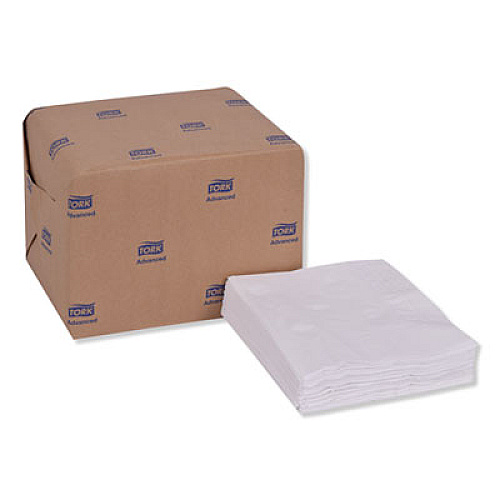 Tork Advanced Dinner Napkins, 2-Ply, 15 x 16.25, White, 375/Pack, 8 Packs/Carton (NP5240C)