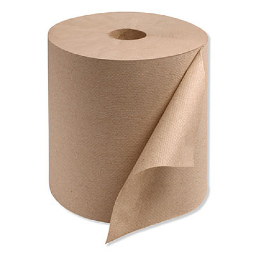 Tork Universal Hand Towel Roll, 1-Ply, 7.88" x 800 ft, Natural, 6 Rolls/Carton (RK8002)