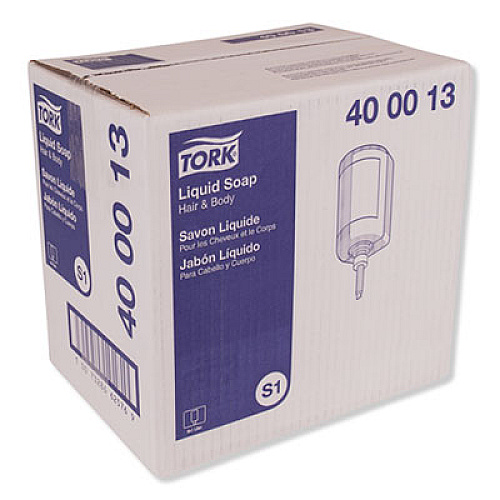 Tork Premium Hair and Body Soap, Apricot, 1 L, 6/Carton (400013)