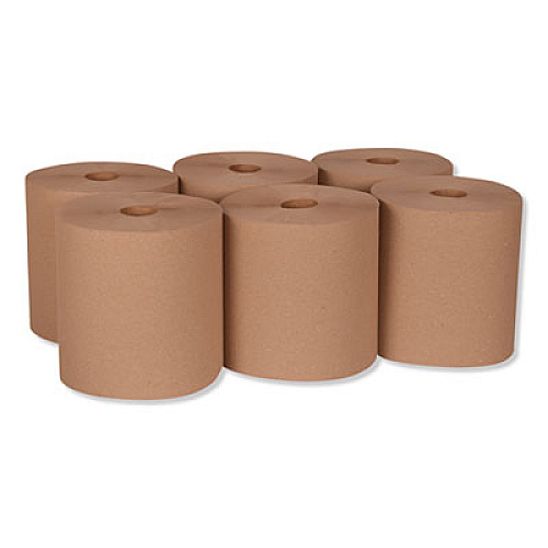 Tork Universal Hand Towel Roll, 1-Ply, 7.88" x 800 ft, Natural, 6 Rolls/Carton (RK8002)