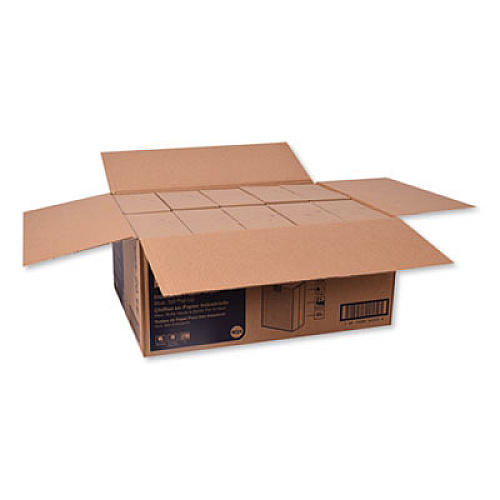 Tork Industrial Paper Wiper, 4-Ply, 8.54 x 16.5, Unscented, Blue, 90 Towels/Box, 10 Boxes/Carton (440245A)