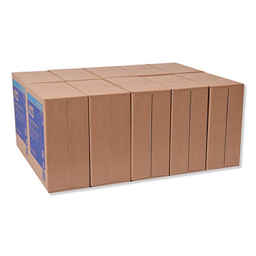 Tork Industrial Paper Wiper, 4-Ply, 8.54 x 16.5, Unscented, Blue, 90 Towels/Box, 10 Boxes/Carton (440245A)