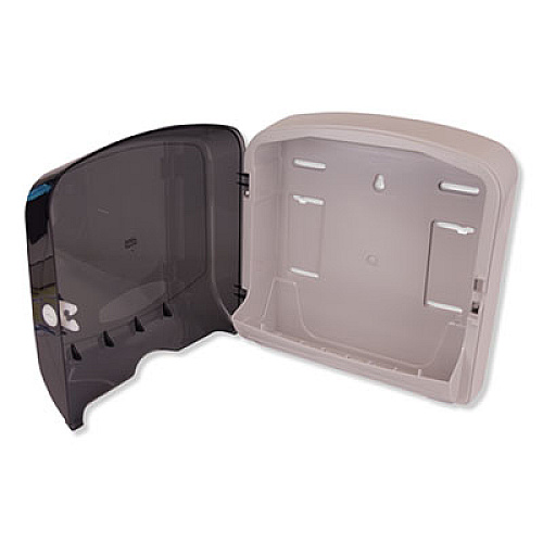 Tork Multifold Hand Towel Dispenser, 12.36 x 5.18 x 13, Smoke/Gray (78T1)