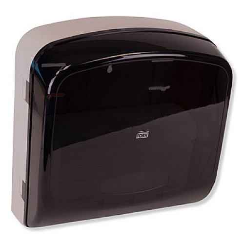 Tork Multifold Hand Towel Dispenser, 12.36 x 5.18 x 13, Smoke/Gray (78T1)