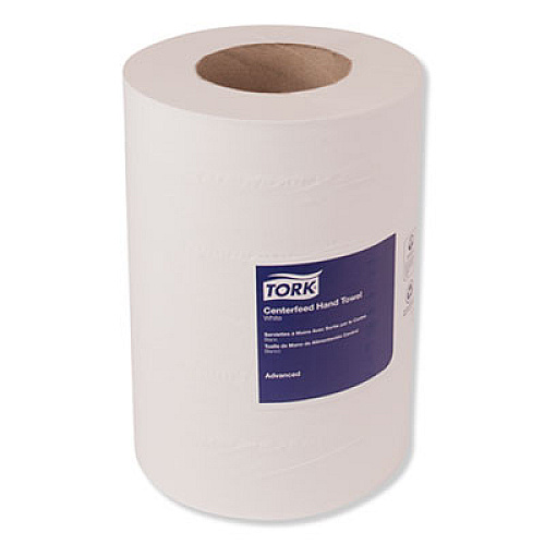 Tork Advanced Soft Mini Centerfeed Hand Towel, 2-Ply, 8.3 x 11.8, 266/Roll, 12 Rolls/Carton (121225)