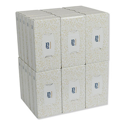 Tork Premium Facial Tissue, 2-Ply, White, 100 Sheets/Box, 30 Boxes/Carton (TF6920A)