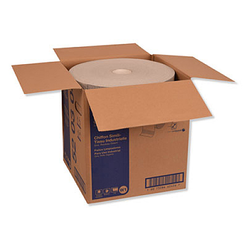 Tork INDUSTRIAL CLEANING CLOTHS, 1-PLY, 16.9 X 15, GRAY, 950/ROLL (520304)