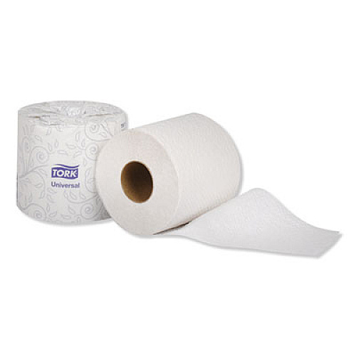 Tork UNIVERSAL BATH TISSUE, SEPTIC SAFE, 2-PLY, WHITE, 420 SHEETS/ROLL, 48 ROLLS/CARTON (TM1602)