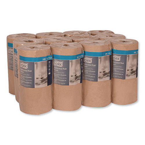 Tork Universal Perforated Kitchen Towel Roll, 2-Ply, 11 x 9, Natural, 210/Roll,12 Rolls/Carton (HK1975A)