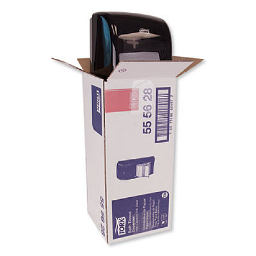 Tork Elevation High Capacity Bath Tissue Dispenser, 6.3 x 6.46 x 14.2, Black (555628)