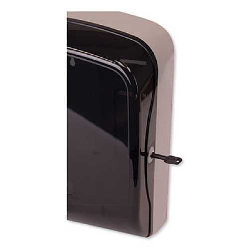 Tork Multifold Hand Towel Dispenser, 12.36 x 5.18 x 13, Smoke/Gray (78T1)