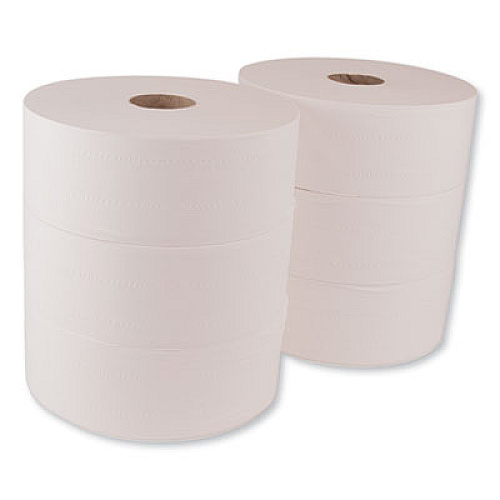 Tork Advanced Jumbo Bath Tissue, Septic Safe, 2-Ply, 3.48" x 1,600 ft, White, 6 Rolls/Carton (12021502)