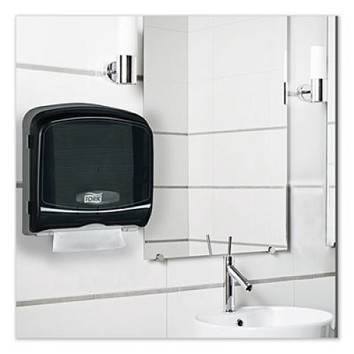 Tork Multifold Hand Towel Dispenser, 12.36 x 5.18 x 13, Smoke/Gray (78T1)