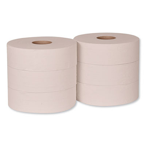 Tork Universal Jumbo Bath Tissue, Septic Safe, 1-Ply, White, 3.48" x 4,000 ft, 6/Carton (TJ1212A)