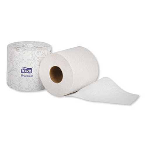 Tork Universal Bath Tissue, Septic Safe, 2-Ply, White, 500 Sheets/Roll, 96 Rolls/Carton (TM1616)